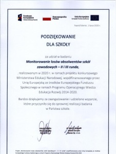 Podziekowania