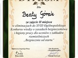 dyplom Beata Górak